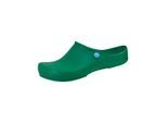 Clog BIRKENSTOCK "Klassik", Damen, Gr. 40, grün, Obermaterial: 100% Polyurethan PU., Schuhe Clog