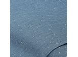 Leichter Jeansstoff (Hemdenjeans) mit Glitzersteinen, jeansblau