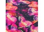 Baumwoll-Jersey-Digitaldruck "Herzen" mit Elasthan, rosa-color