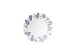 Wandspiegel Bubble Silber/Grau