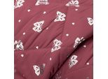 Steppstoff "Schmetterlinge", mauve