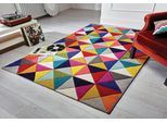 Teppich FLAIR RUGS "SAMBA", bunt, B:200cm H:10mm L:290cm, Kunstfaser, Teppiche, Teppich, Handgeschnitzt