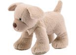 Kuscheltier STERNTALER "Hund Lucky, M", grau (graubeige), Plüschfiguren, KinderH:21cm, Flausch, Kuscheltier, H:21cm