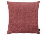 Dekokissen APELT "Toulouse", rot, pink, unifarben, B:59cm H:0,5cm L:59cm, Polyester, Dekokissen_Sitzkissen_Kissenhüllen, Chenille mit 3D-Effekt