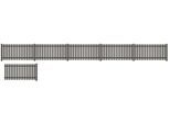 Gartenzaun TETZNER & JENTZSCH "STRAND", anthrazit, H:90cm, Aluminium, Zaunelemente, robuste Aluminium-Elemente in verschiedenen Längen