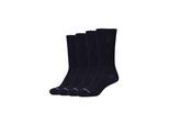 Socken CAMANO "4er Pack", Herren, Gr. 35-38, blau (navy), 74% Baumwolle, 24% Polyamid, 2% Elasthan, uni, Socken Socken