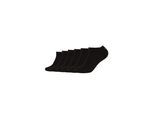 Sneakersocken S.OLIVER "6er Pack", Herren, Gr. 35-38, schwarz, 75% Baumwolle, 24% Polyamid, 1% Elasthan, uni, Socken Sneakersocken