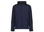 Regatta Heren Hydroforce 3-laags Membraan Waterdichte Ademende Softshell-jassen (Marine / Zwart)