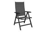 Kettler Gartensessel , Anthrazit, Grau , Metall, Textil , eckig , 61x109x68 cm , klappbar , Gartenmöbel, Gartenstühle, Gartensessel