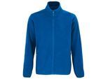 SOLS Heren Factor Fleecejack met rits (Koningsblauw)