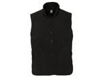 SOLS Volwassen uniseks fleece vest van Noorwegen (Zwart)