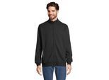 SOLS Cooper Full Zip jas voor volwassenen (Zwart)