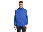 SOLS Cooper Full Zip jas voor volwassenen (Koningsblauw)