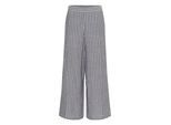Casual Hose Casual fit Black Melange/White Stripe black white