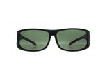 Montana Rectangle Unisex Matte Black G15 Polarized FO5 Fit Over Glasses Sonnenbrillen