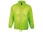 SOLS Windjack voor volwassenen (Neon Lime)