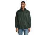 SOLS Unisex windjack met shift voor volwassenen (Bosgroen)