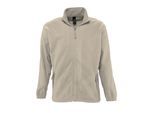 SOLS Heren North Full Zip Outdoor Fleece Jacket (Touw)