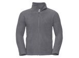 Russell Heren Full Zip Outdoor Fleece Jacket (Convoy Grijs Effen)