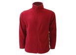 Russell Heren Full Zip Outdoor Fleece Jacket (Klassiek rood)