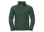 Russell Heren Full Zip Outdoor Fleece Jacket (Fles groen)