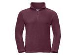 Russell Heren Quarter Zip Outdoor Fleece Top (Bourgondië)