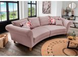 Big-Sofa HOME AFFAIRE "Tassilo geschwungene Formensprache, bequem, Mega Sofa, Breite 350cm", rosa (flamingo), B:350cm H:95cm T:110cm, 100% Polyester, Sofas, Big-Sofa