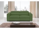 Schlafsofa EGOITALIANO "Cabiria, Design und super Sitz- und Liegekomfort", grün, B:226cm H:97cm T:103cm, Sofas, Schlafsofa, Sofa inkl. Schlaffunktion, Kopfteile verstellbar, mit Metallfüßen