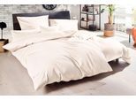 Bettwäsche PRIMERA "Uni Luxus-Satin in Gr. 135x200, 155x220 oder 200x200 cm", beige (champagner), B/L: 200cm x 200cm, 1 Stk., 2 Stk., Satin, B/L: 80cm x 80cm, 3 Stk., Satin, Obermaterial: 100% Baumwolle, Bettwäsche, Bettwäsche, Bettwäsche aus Baumwolle, unifarbene Bettwäsche mit Reißverschluss