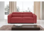 Schlafsofa EGOITALIANO "Cabiria, Design und super Sitz- und Liegekomfort", rot (marsala), B:226cm H:97cm T:103cm, Luxus-Micofaser Lederoptik (100% Polyester) ist ein neues technisches Gewebe mit einem visuellen und taktilen Aspekt, der dem Nubuk sehr nahe kommt, mit innovativen Eigenschaften. Seine außerordentliche Weichheit kommt von einem exklusiven Produktionsprozess, der Unreinheiten und Unreg