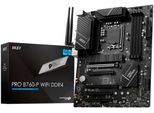MSI Mainboard "Pro B760-P WiFi DDR4", schwarz, B:24,38cm T:30,48cm, Mainboards, Mainboard