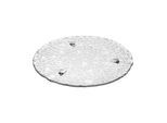 Tortenplatte LEONARDO "Tortenplatte Heart ø 34.0 cm transparent", bunt (transparent), Glas, Servierplatten, Tortenplatte