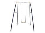 Schaukel axi, Anthrazit, Metall, Kunststoff, 140x217x210 cm, Fsc, EN 71, witterungsbeständig, einfache Handhabung und Montage, Outdoor Spielzeug, Schaukeln