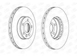 CHAMPION Bremsscheibe 562382ch 300mm 26mm für Ford VAG VW