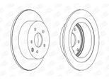CHAMPION Bremsscheibe 562576ch 292mm 9mm für NISSAN