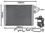 VAN WEZEL Wärmetauscher, Innenraumheizung 40016700 für Citroën/Peugeot