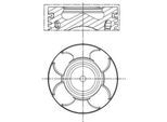 MAHLE Kolben 011pi00100000 für Opel Fiat