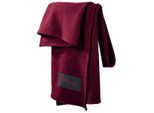 Mufflon - Plaid I - Decke Gr 200 x 140 cm Rot