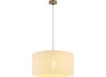 NOWA Hängeleuchte "JULE", braun, 1, Ø 50cm H: 120cm, 1 Stk., Leuchten, Hängeleuchte mit Leinen, natürliches Design, warm & gemütlich, Hängeleuchte