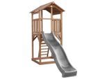 Möbelix , Braun, Grau , Holz, Kunststoff , 111.2x241.9x349 cm , EN 71, CE, FSC 100% , Spielwaren, Outdoorspielzeug, Spieltürme