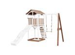 Möbelix , Braun, Weiß , Holz, Kunststoff , 283.6x241.9x349 cm , EN 71, CE, FSC 100% , Spielwaren, Outdoorspielzeug, Spieltürme