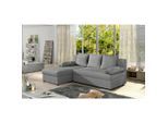 P & B , Grau , Textil , L-Form , 201x143 cm , Made in EU , Wohnzimmer, Sofas & Couches, Wohnlandschaften, Ecksofas