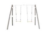 Möbelix , Grau, Weiß , Holz , Hemlocktanne , 254x207x160 cm , EN 71, CE, FSC 100% , Spielwaren, Outdoorspielzeug, Schaukeln & Klettergeräte