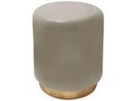 Kayoom , Taupe, Goldfarben , Metall , Uni , rund , 44.5 cm ,