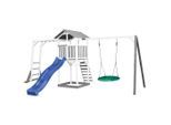 Möbelix , Grau, Weiß , Holz , Hemlocktanne , 519x242x349 cm , EN 71, CE, FSC 100% , Spielwaren, Outdoorspielzeug, Spieltürme