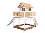 Möbelix , Braun, Weiß , Holz , Hemlocktanne , 377x291x255 cm , EN 71, CE, FSC 100% , Spielwaren, Outdoorspielzeug, Spieltürme
