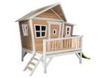 Möbelix , Braun, Weiß, Hellgrün , Holz, Kunststoff , Hemlocktanne , 123x12.8x152 cm , EN 71, CE, FSC 100% , Spielwaren, Outdoorspielzeug, Spielhäuser, Spielhäuser Holz