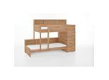 Möbelix , Eiche Artisan , Holzwerkstoff , 111x181.2x259 cm , in verschiedenen Holzdekoren erhältlich , Kinder- & Jugendzimmer, Kinderbetten, Hoch- & Stockbetten, Stockbetten