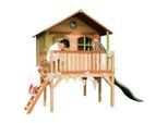 Möbelix , Braun, Grün, Weiß , Holz, Kunststoff , 380x274x212 cm , EN 71, CE, FSC 100% , Spielwaren, Outdoorspielzeug, Spielhäuser, Spielhäuser Holz