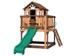 Möbelix , Braun, Grün , Holz, Kunststoff , 190x230x310 cm , Fsc, EN 71 , Spielwaren, Outdoorspielzeug, Spieltürme
